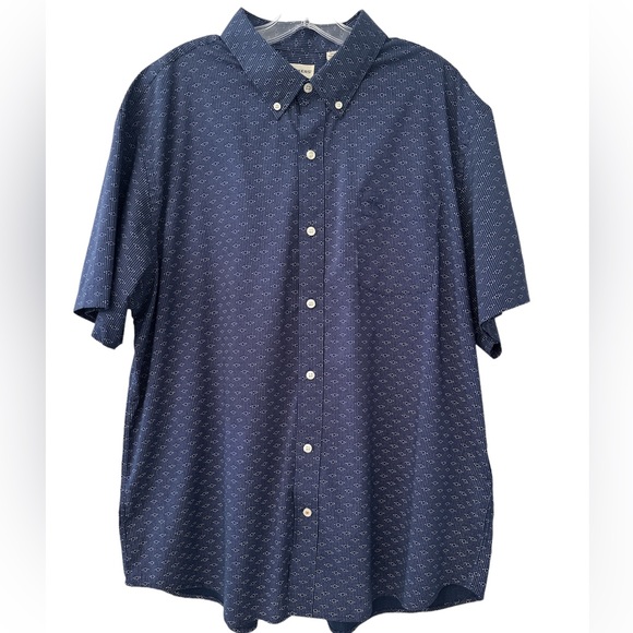 Docker’s Button Down Signature Comfort Flex Shirt Sleeves XXL Classic Fit - Picture 6 of 6